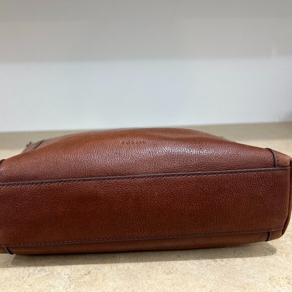 Fossil Leather Brown Crossbody Bag - Picture 5 of 8